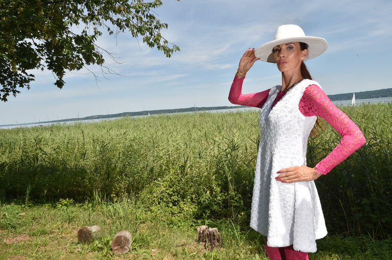 BABI - Plüschkleid (weiß)