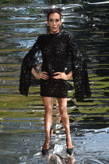 BABETTE - Flügelkleid (schwarz)