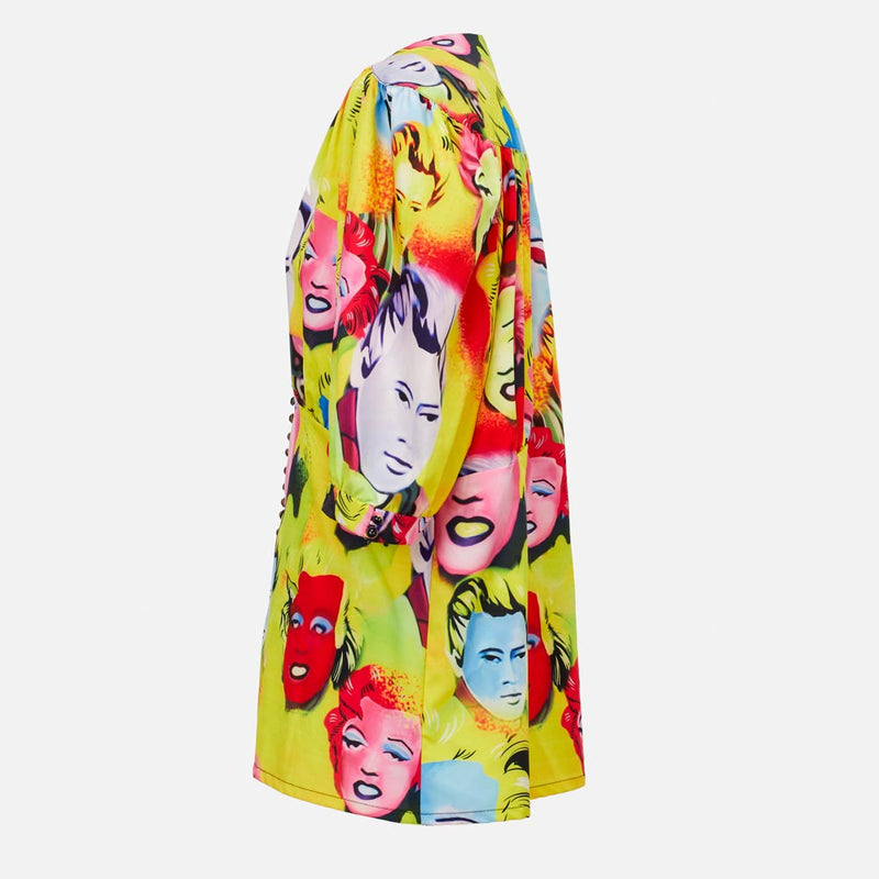 ZUSA - Bluse Button-Down, kurzarm