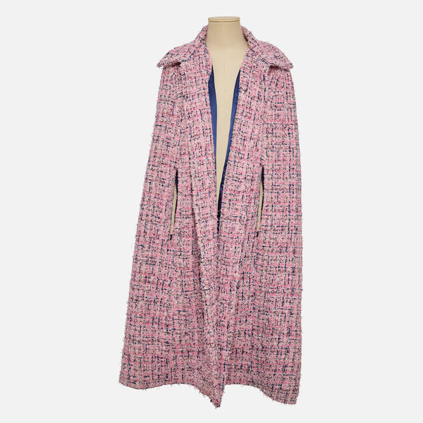 AENNE - Cape lang (rosa/blau)