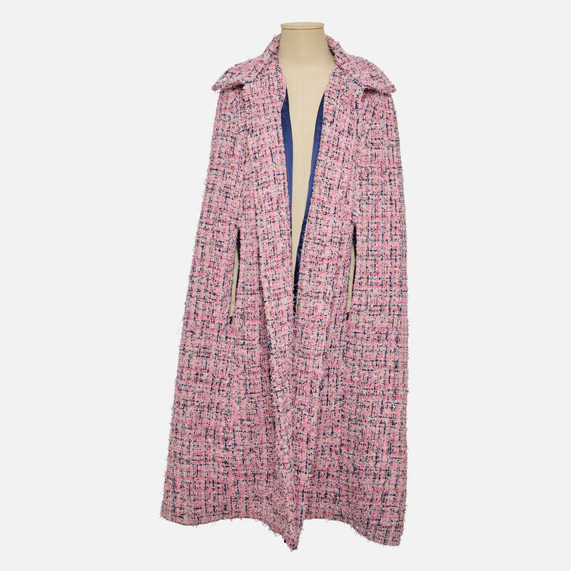 AENNE - Cape lang (rosa/blau)