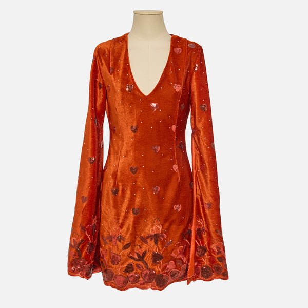 BABETTE - Flügelkleid (orange)