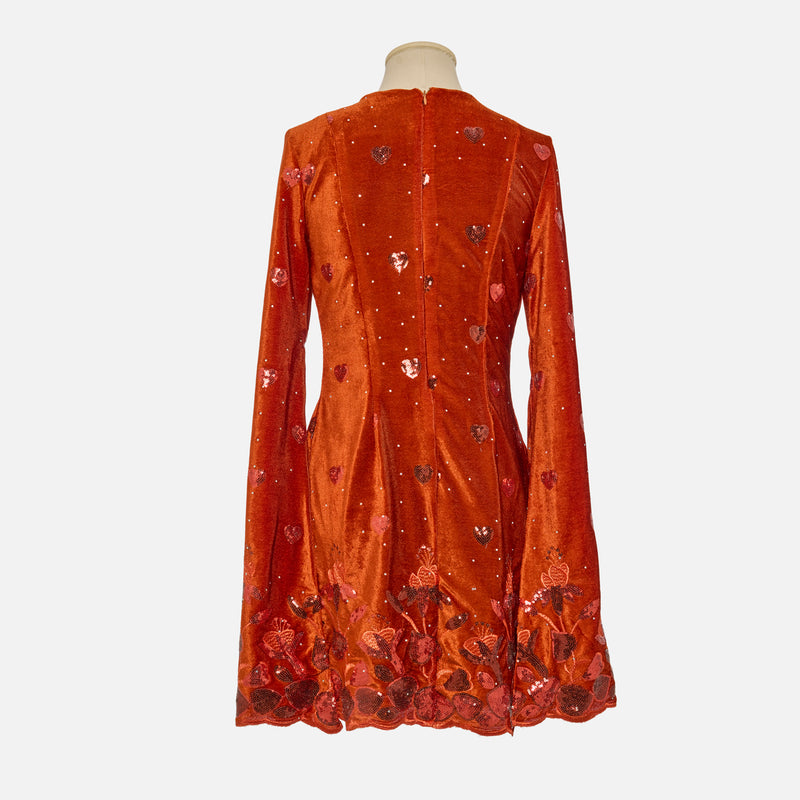 BABETTE - Flügelkleid (orange)