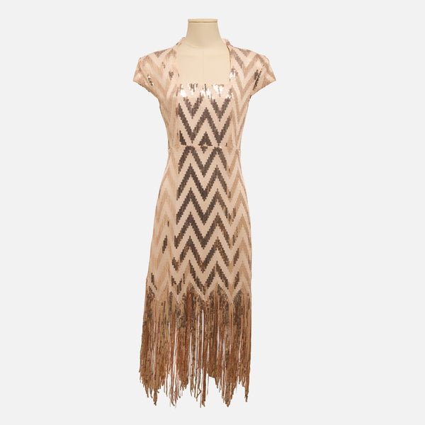 BETTY - Kleid Pailletten