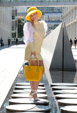 SUSI  - Shopper Lammfell Sonnengelb