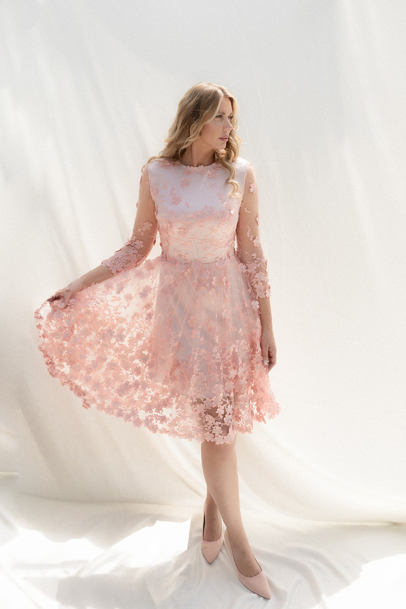 BEA - Tüllkleid (lachsfarbend)