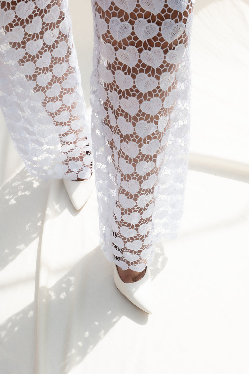 GABI - Hose Lochspitze (weiss)