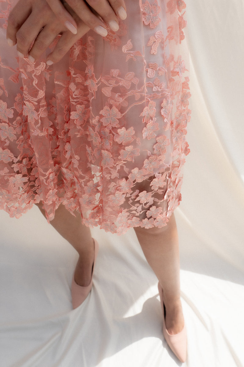 BEA - Tüllkleid (lachsfarbend)